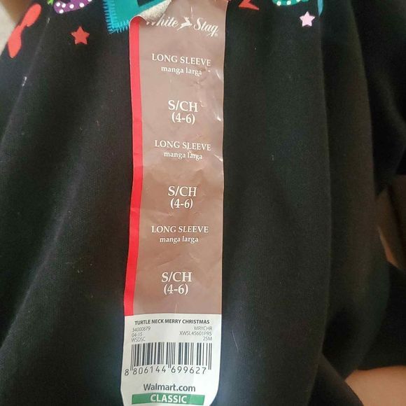 NWT WHITE STAG CHRISTMAS TURTLENECK - Picture 2 of 3